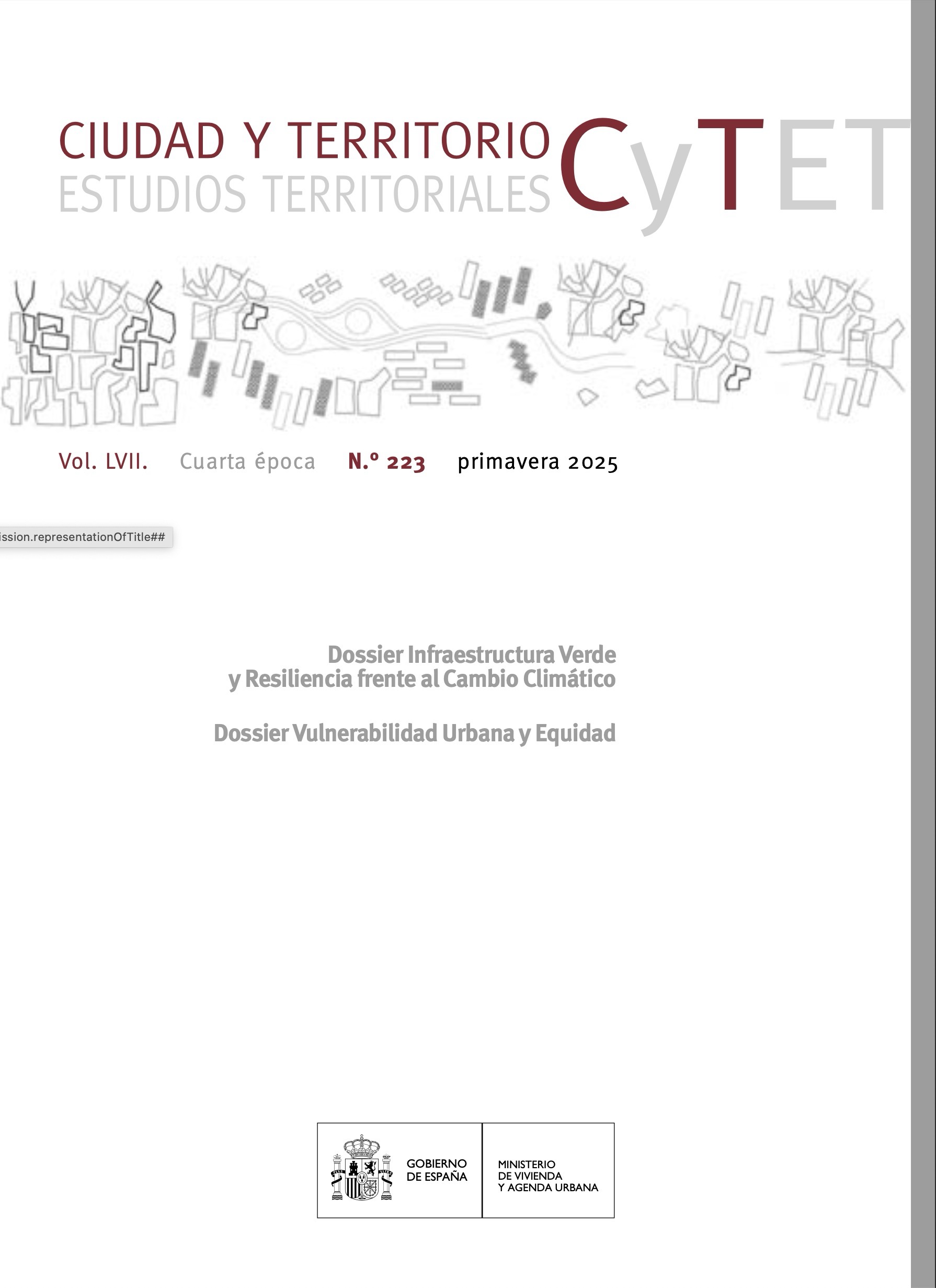 Coberta: Innovando en regeneración urbana sostenible: el papel de los nudges